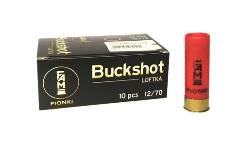 FAM Pionki - Lovecké střelivo 12/70 SSG 6,8 mm 22 g - broky