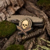 M-Tac - No Knife - No Life 3D PVC nášivka - Coyote - 51128005