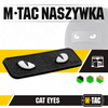 M-Tac - 3D PVC náplast s kočičíma očima - černá / fluo - 51114002