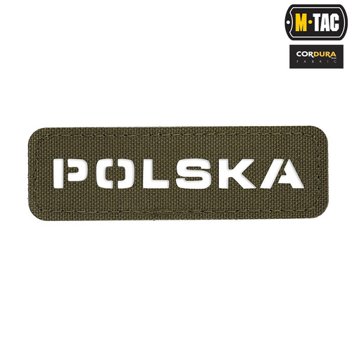 M-Tac - nášivka Polsko 25x80 - laserem řezaná - zelená Ranger - 51002023
