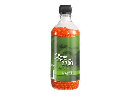 Umarex - Airsoftové kuličky Combat Zone - 0,12 g - 2700 ks - oranžové - 2.5456