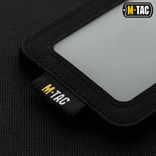M-Tac - Držák na odznaky s průhledným panelem - černý - 10131002