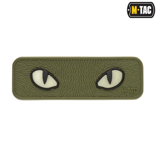 M-Tac - 3D PVC náplast s kočičíma očima - olivová - 51114001