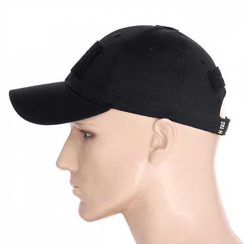 M-Tac - Taktická čepice Flex - suchý zip - Rip-Stop - černá - 40534002