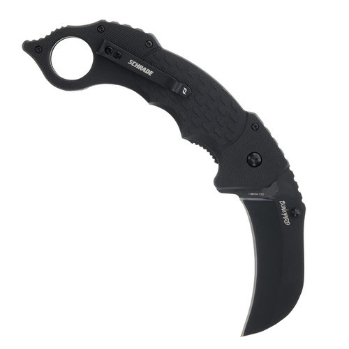 Schrade - Zavírací nůž Karambit Boneyard - AUS-10 - Black - 1182502