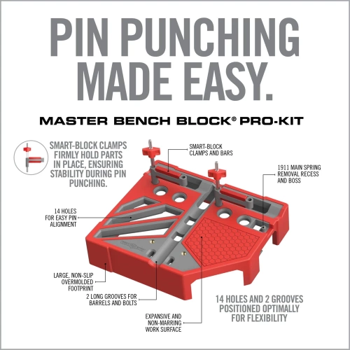 Real Avid - Sada pistolnického nářadí Master Bench Block Pro Kit - AVMBBPKIT