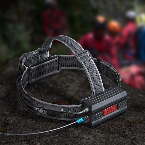 Fenix - LED čelová svítilna HP - 4000 lm - 5000 mAh - USB-C - černá / šedá - HP35R SAR