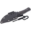FOX - Taktický nůž Explorator Linen Micarta - 440C - Black - BF-749