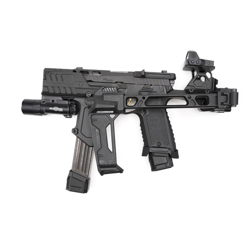 Strike Industries - Štít proti výbuchu Hyper pro pistole SMC Alfa/Bravo - Černý - SI-SMC-BS-S
