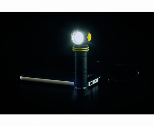 Armytek - Dobíjecí svítilna / čelovka Elf C2 - 1100 lm - studené světlo - F05103C