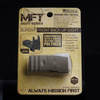 MFT - Přední mířidlo z polymeru s výklopným hledím - Scorched Dark Earth - BUPSWF-SDE