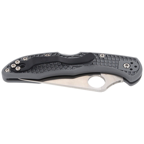 Spyderco - Nůž Delica® 4 FRN Flat Ground Gray - C11FPGY