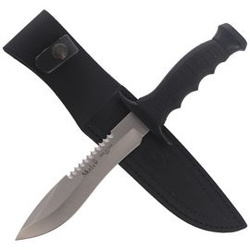 Muela - Nůž pro přežití - 420H - černý - 85-161