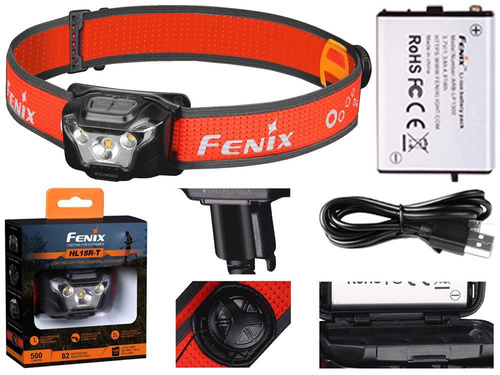 Fenix - HL18R-T LED čelovka s dobíjecí baterií - 1300 mAh - 500 lumenů - 039-476