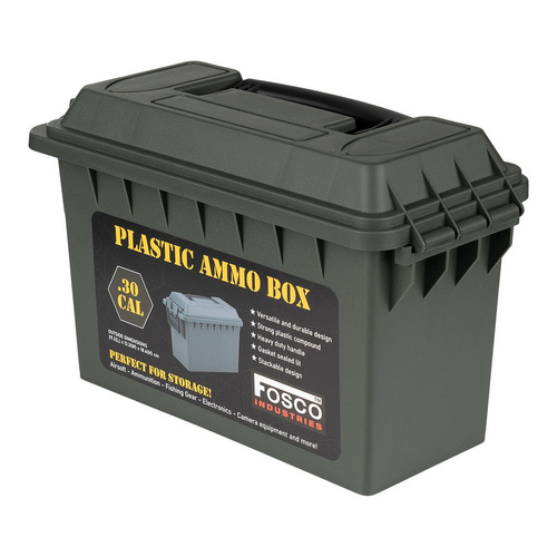 Fosco Industries - Krabička na náboje .30 cal - 4,5 l - Polymer - Zelená - 465203