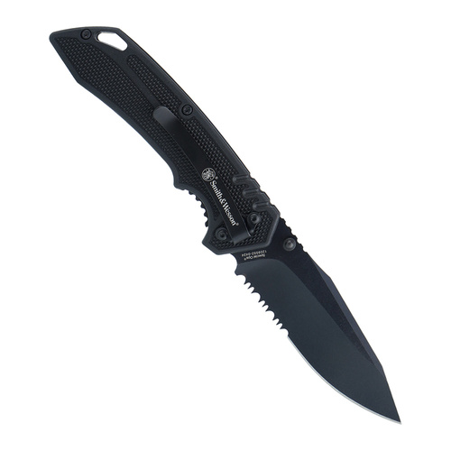 Smith &amp; Wesson - Zavírací nůž Special Ops Serrated - 7Cr - černý - 1209514