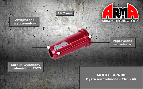 Arma Tech - Vzduchotěsná tryska - CNC - AK - APN003