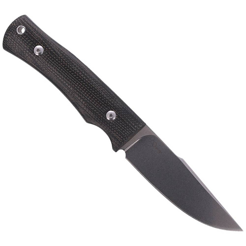 FOX - Taktický nůž Explorator Linen Micarta - 440C - Black - BF-749