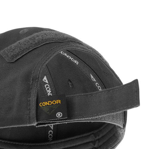 Condor - Taktická kšiltovka - 100% bavlna - Černá - TC-002