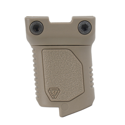 Strike Industries - Úhlový vertikální grip Picatinny - krátký - FDE - SI-AR-CMAG-RAIL-S-FDE