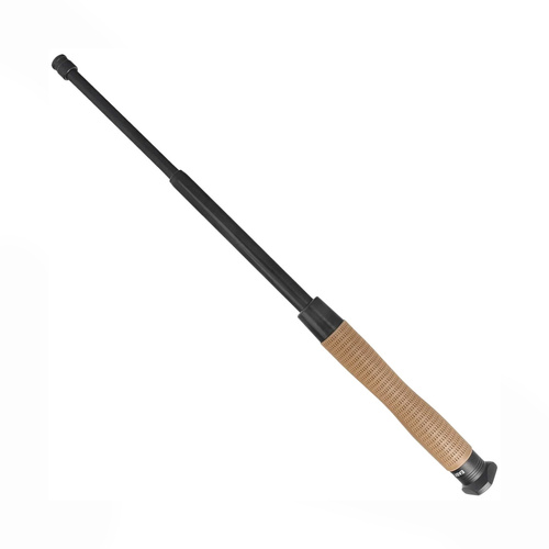 ESP - Tvrzený ergonomický teleskopický obušek Ergonomic Easy Lock - 18" - černý/kaki - ExBTTO-18HE-KH