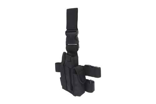 GFC Tactical - Pouzdro na nohu s pouzdrem na zásobníky - černé - GFT-29-020779