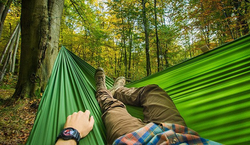 Lesovik - Houpací síť DUCH - Treetop Green