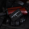 M-Tac - Laserem řezaná nášivka AKM 7.62x39 - černá/šedá - 51110211