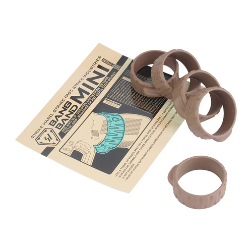 Strike Industries - Bang Band Mini Set - 5 ks - FDE - SI-BANGBAND-34MM-FDE