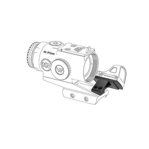 Vector Optics - Boční držák pro kolimátor - Picatinny - Černý - SCPSM-C01