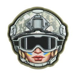 M-Tac - Emoji Patch #49 Woman Goggles - PVC 3D - Camo - 51353549