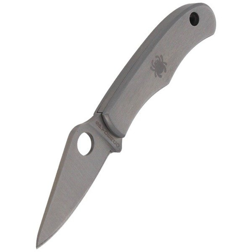 Spyderco - Zavírací nůž Bug - Nerezová ocel - Stříbrná - C133P.