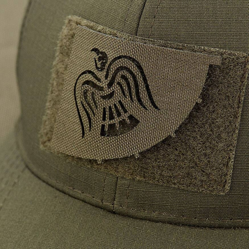 M-Tac - nášivka s vraním praporem - 500D Cordura - laserem řezaná - řezaná - zelená Ranger - 51172023