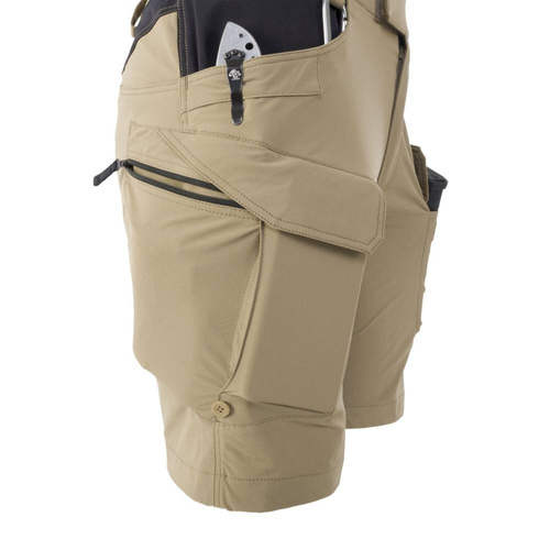 Helikon - Dámské outdoorové taktické kalhoty OTP - 8,5" - Black / Shadow Grey - SW-OTS-VL-3501A