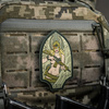 M-Tac - Nášivka s kopím Valkýry - 3D PVC - zelená Ranger - 51116601