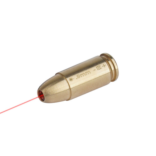 Vector Optics - Laserová nábojnice 9 mm - červený laser - mosaz - SCBCR-11 