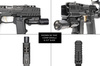 Strike Industries - Štít proti výbuchu Hyper pro pistole SMC Alfa/Bravo - Černý - SI-SMC-BS-S