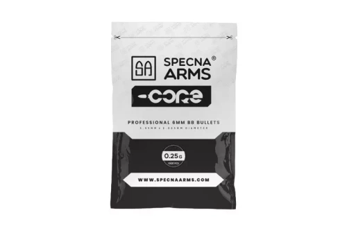 Specna Arms - CORE ASG BBS - 0,25 g - 1000 ks - Bílá - SPE-16-021004