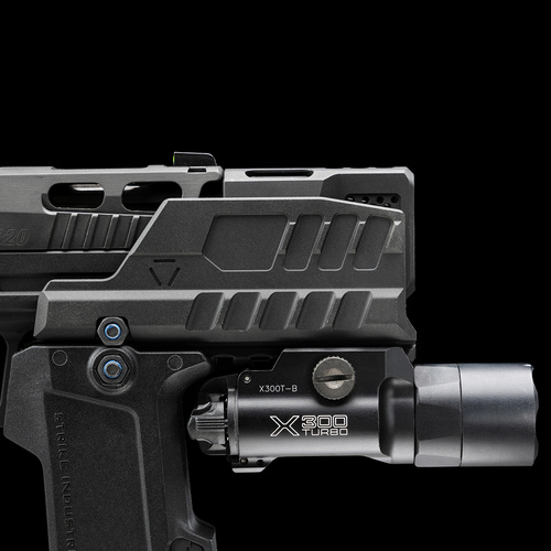 Strike Industries - Štít proti výbuchu Hyper pro pistole SMC Alfa/Bravo - Černý - SI-SMC-BS-S
