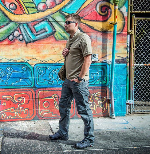 Helikon - Městské taktické kalhoty® - Polycotton Canvas - černé - SP-UTL-PC-01