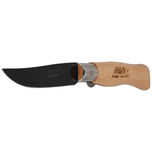 MAM - Zavírací nůž Black Titanium Beech Wood 90 mm - 2109