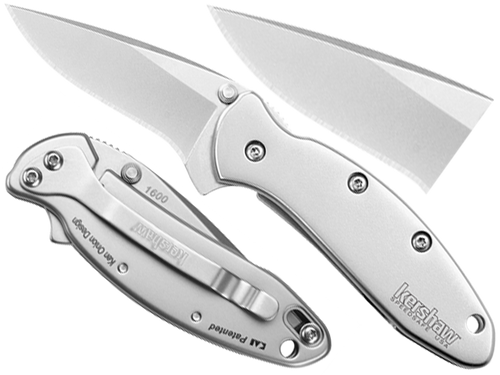 Kershaw - Taktický nůž Chive 1600 - 420HC - stříbrný - 1600
