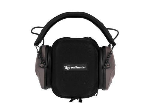 RealHunter - Aktivní chrániče sluchu Active ProSHOT BT - hnědé - 258-051