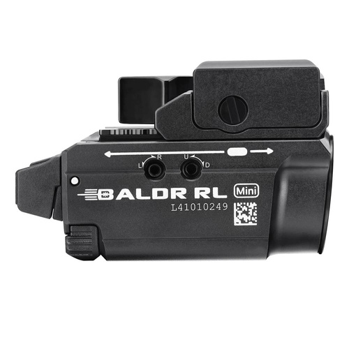 Olight - Zbraňové LED světlo s laserovým zaměřovačem BALDR RL MINI - 600 lumenů - černé