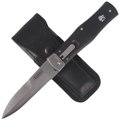 Mikov - Automatický nůž Predator Stonewash ABS - černý - 241-BH-1/STKP