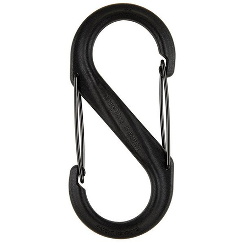 Nite Ize - Plastová dvojitá karabina S-Biner® č. 6 - černá - SBP6-03-01BG