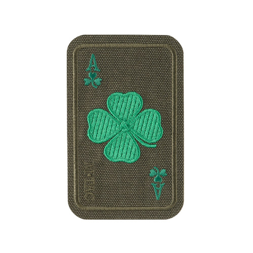 M-Tac - nášivka Lucky Card - Cordura 500D - Clover - Ranger Green - 51391023