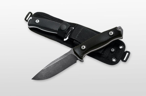 LionSteel - Taktický nůž - Sleipner - Black - M5B G10