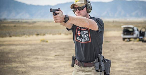 Helikon - Pouzdro na pistoli Competition Rapid Pistol Pouch® - stínově šedé / černé - MO-P03-CD-3501A
