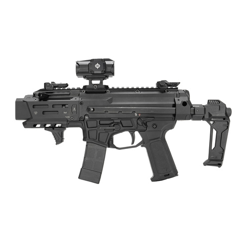 Strike Industries - Ochranný kryt pro CZ Scorpion 3+ Micro - M-LOK - Černý - SI-CEVO-3PLUS-MHG-BK